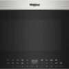 Whirlpool – 1.1 Cu. Ft. Over the Range Microwave with Flush Built-In Design – Stainless Steel