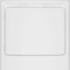 GE – 6.2 Cu. Ft. Electric Dryer with Shallow Depth Design – White with Silver Matte