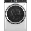 GE Profile – 5.3 Cu. Ft. High-Efficiency Stackable Smart Front Load Washer with Steam and UltraFresh Vent System+ With OdorBlock – White