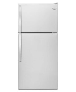Whirlpool – 18.2 Cu. Ft. Top-Freezer Refrigerator – Monochromatic Stainless Steel