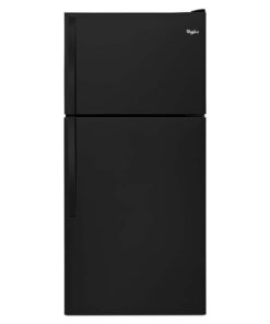 Whirlpool – 18.2 Cu. Ft. Top-Freezer Refrigerator – Black