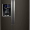 Whirlpool – 28.4 Cu. Ft. Side-by-Side Refrigerator with In-Door-Ice Storage – Black Stainless Steel