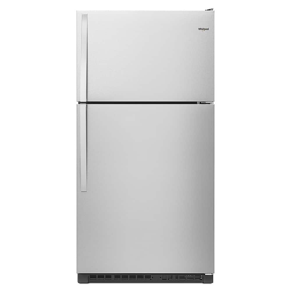 Whirlpool – 20.5 Cu. Ft. Top-Freezer Refrigerator – Stainless Steel
