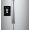 Whirlpool – 21.4 Cu. Ft. Side-by-Side Refrigerator with Fingerprint Resistant – Stainless Steel