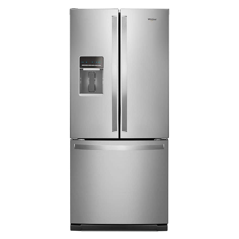 Whirlpool – 19.7 Cu. Ft. French Door Refrigerator – Stainless Steel