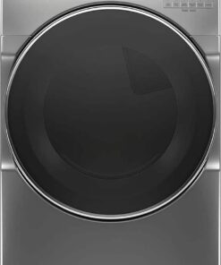 Whirlpool – 7.4 Cu. Ft. Stackable Electric Dryer with Steam and Intuitive Controls – Chrome Shadow