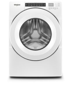 Whirlpool – 4.3 Cu. Ft. High Efficiency Stackable Front Load Washer with 35 Cycle Options – White