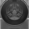Whirlpool – 5.0 Cu. Ft. High Efficiency Front Load Washer with Steam and Load & Go XL Dispenser – Chrome Shadow