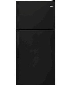 Whirlpool – 18.2 Cu. Ft. Top-Freezer Refrigerator – Black