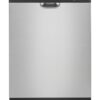 Amana – 24″ Front Control Built-In Dishwasher with Triple Filter Wash and 59 dBA – Stainless Steel