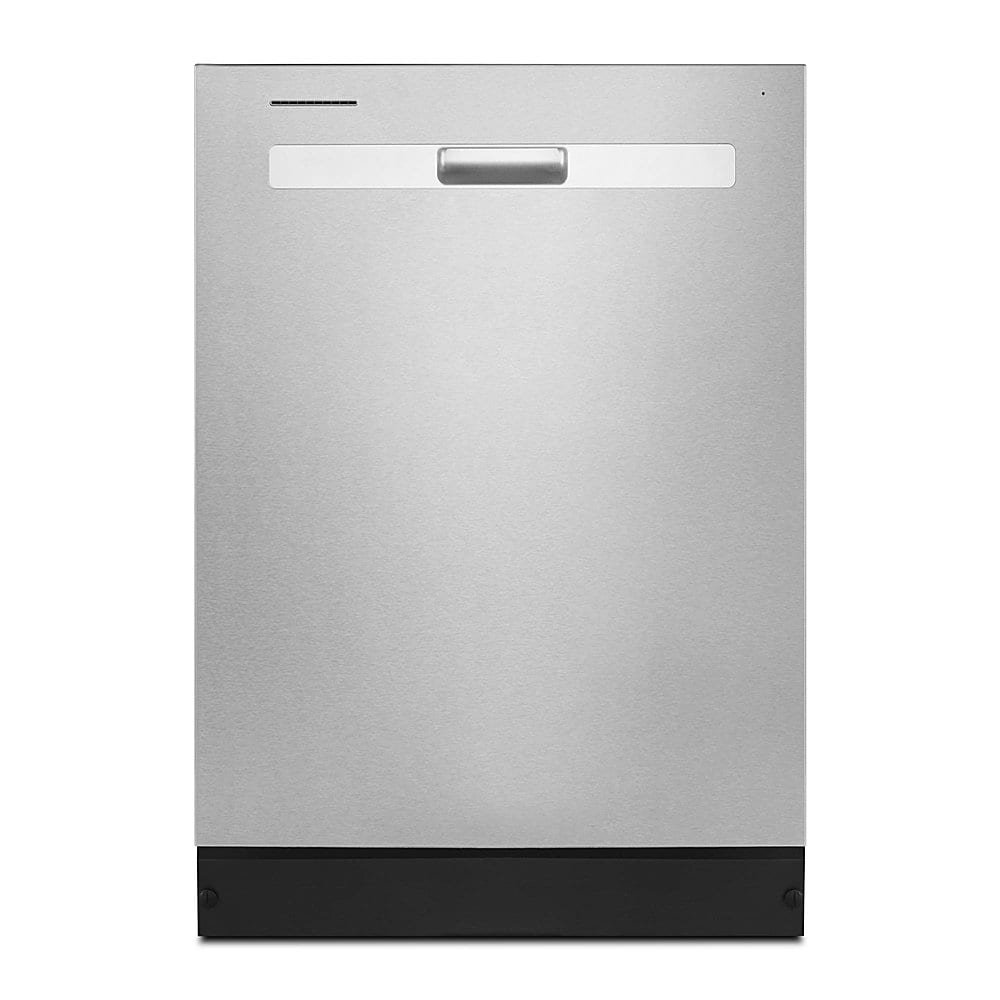 Whirlpool – 24″ Top Control Built-In Stainless Steel Tub Dishwasher with Boost Cycle and 55 dBA – Stainless Steel