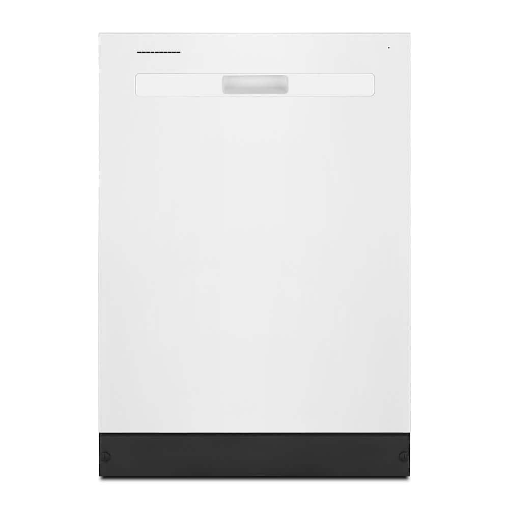 Whirlpool – 24″ Top Control Built-In Stainless Steel Tub Dishwasher with Boost Cycle and 55 dBA – White