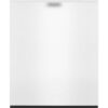 Amana – 24″ Front Control Built-In Dishwasher with Triple Filter Wash and 59 dBA – White