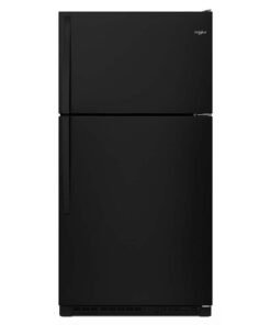Whirlpool – 20.5 Cu. Ft. Top-Freezer Refrigerator – Black
