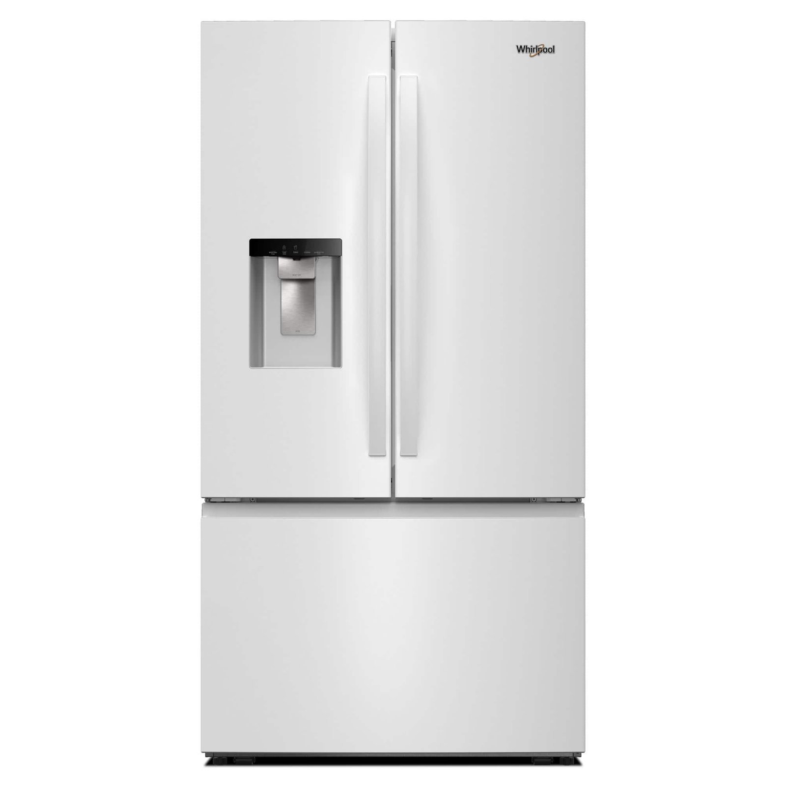 Whirlpool – 36 in. Wide 30 cu. ft. French Door Bottom Freezer Refrigerator with In-Door Water and Ice Maker – White