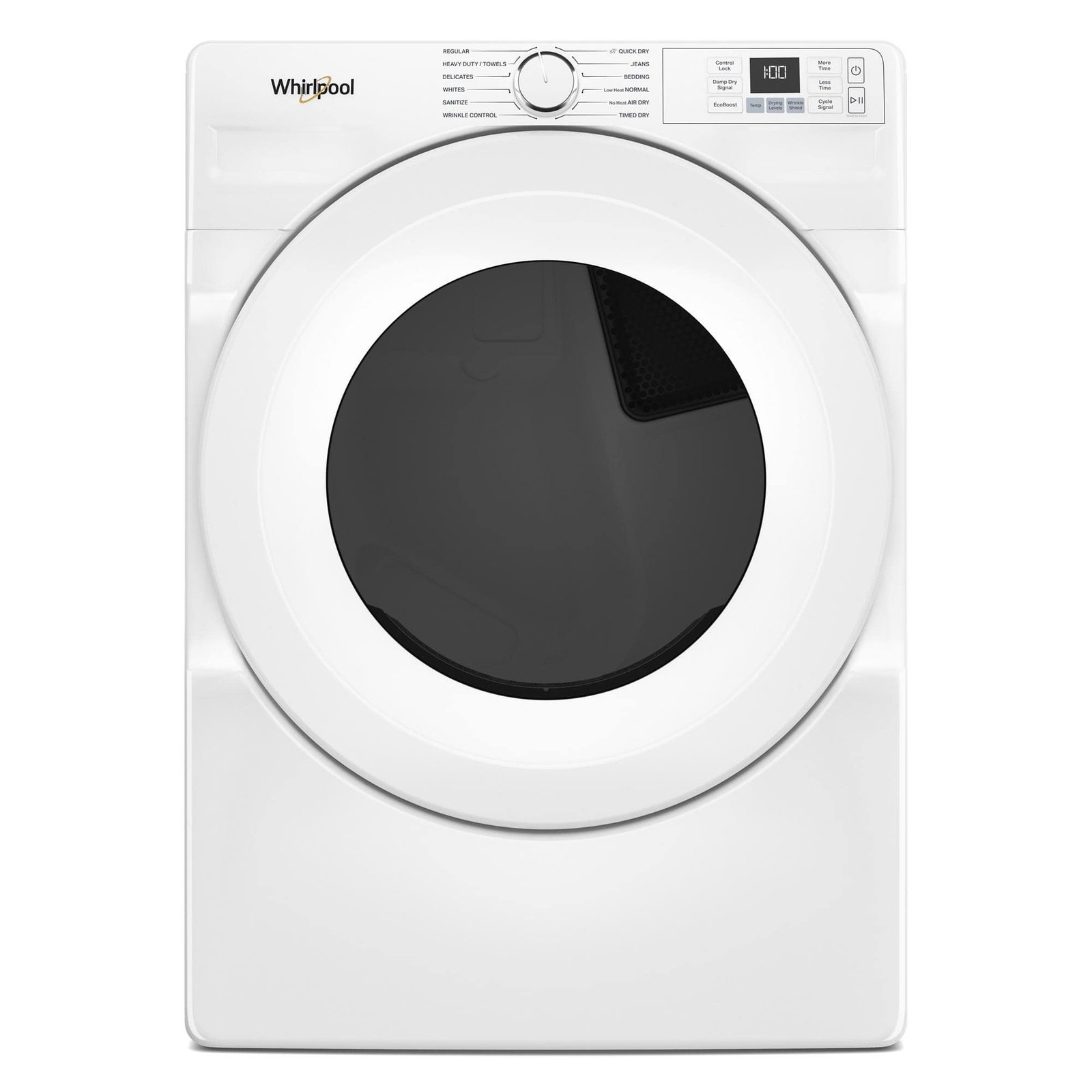 Whirlpool – 7.4 Cu. Ft. Stackable Gas Dryer with Quick Dry – White