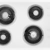 Whirlpool – 30 in. Wide 4 element Built-In Electric Cooktop – White