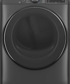 GE – 7.8 Cu. Ft. Stackable Smart Gas Dryer with Steam – Carbon Graphite