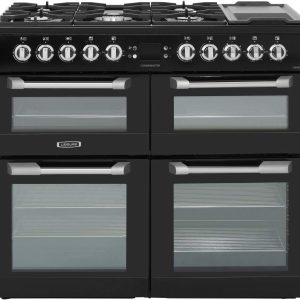 Kooktoestellen met dubbele brandstof ›Leisure CS100F520K Cuisinemaster 100cm Dual Fuel Fornuis - Zwart