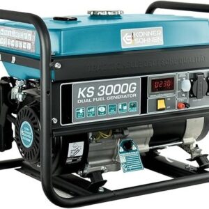 3 kW benzinegenerator met inverter, 4-takt generator voor kamperen