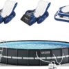 Intex Ultra XTR Round Frame Pool with Pump, Cooler, and Floats (2 Pack)