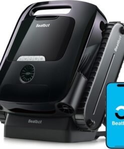 Beatbot AquaSense 2 Pro Robotic Pool Cleaner – 5-in-1 Cordless Skimmer & Clarifier, App-Controlled, Smart Parking, Up to 3,875 Sq. Ft. – Obsidian