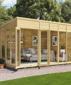 BillyOh Switch 12×8 Pent Log Cabin Summer House