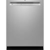 GE – 24″ Front Control Built-In Stainless Steel Tub Dishwasher with 3rd Rack, Sanitize Cycle and 47 dBA – Stainless Steel