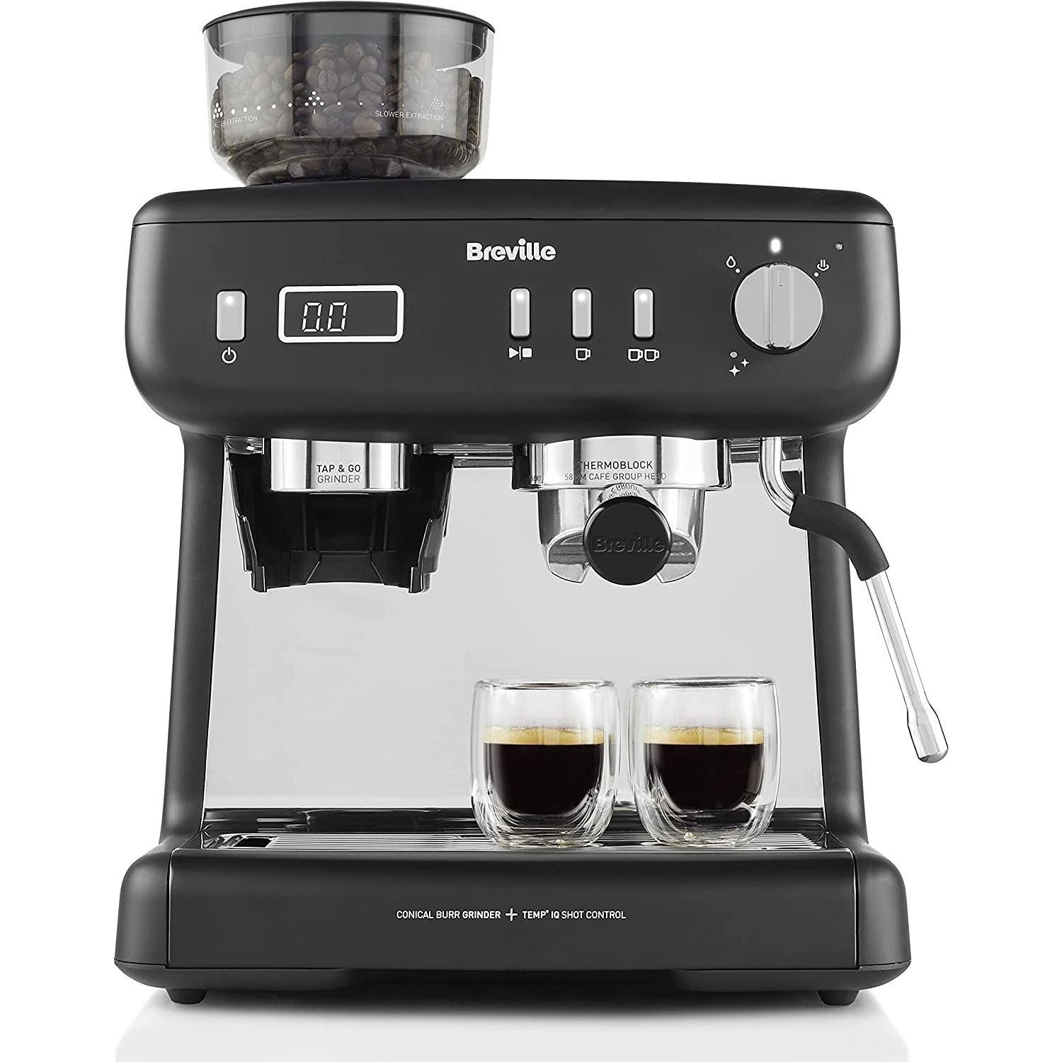 Breville Barista Max+ Zwarte Koffiemachine
