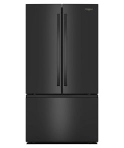 Whirlpool – 36 in. Wide 31 cu. ft. French Door Refrigerator with Ice Maker and Family-Sized Capacity – Black
