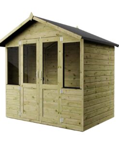 Waltons 7×5 Summerhouse Apex Roof Shiplap Tongue and Groove