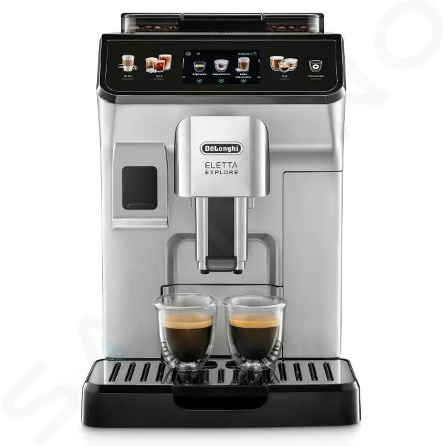 DeLonghi Koffiemachines – Eletta Explore Automatische Koffiezetapparaat, Zilver ECAM450.55.S
