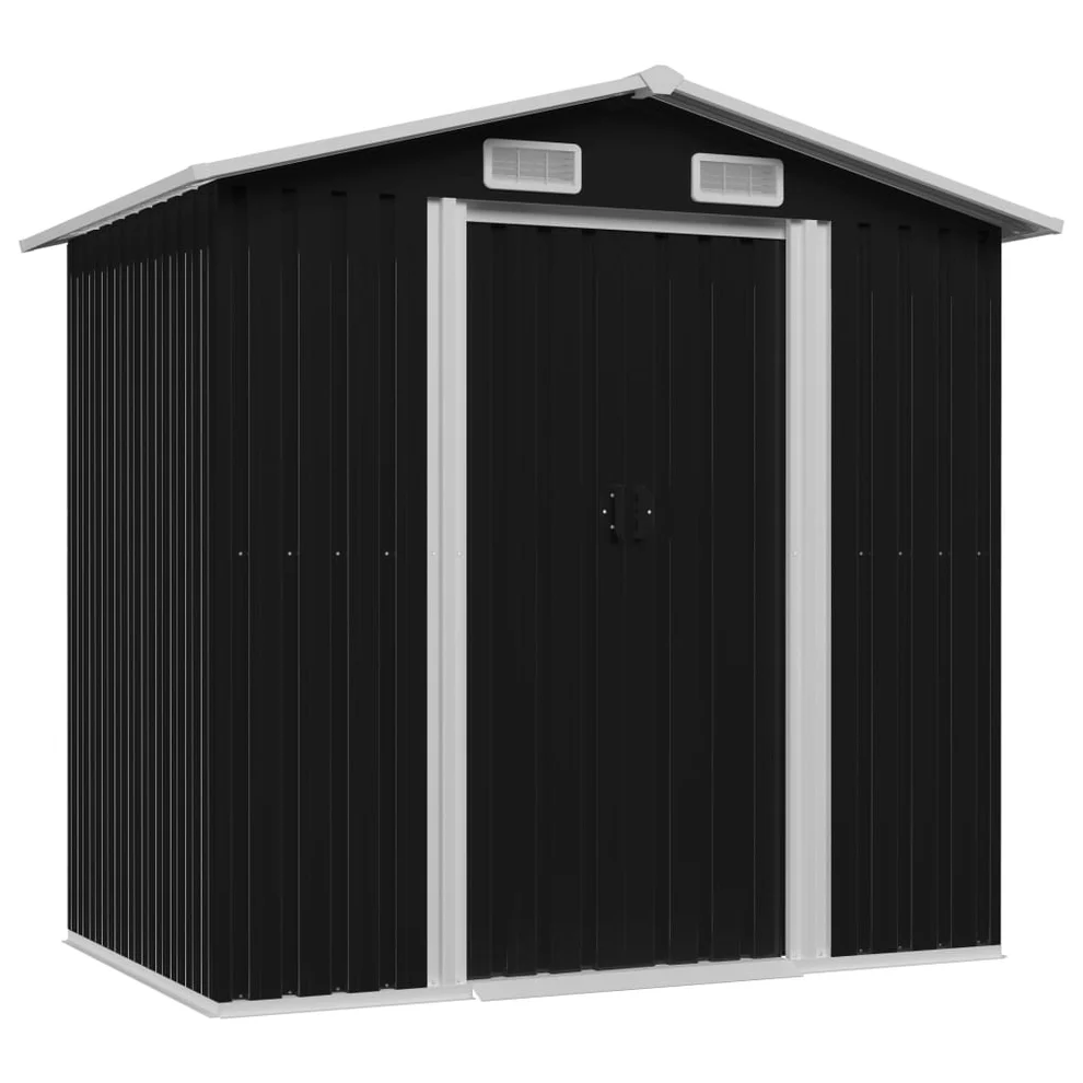 Tuinberging Antraciet Staal 204x132x186 Cm