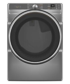 Whirlpool – 7.4 Cu. Ft. Smart Front Load ENERGY STAR Gas Dryer with Steam Capabilities – Silver