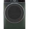 GE Profile – 7.8 Cu. Ft. Stackable Smart Electric Dryer with Steam and Sanitize Cycle – Jade Green