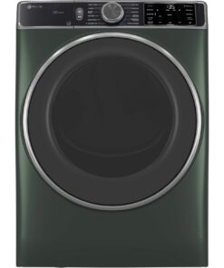 GE Profile – 7.8 Cu. Ft. Stackable Smart Electric Dryer with Steam and Sanitize Cycle – Jade Green
