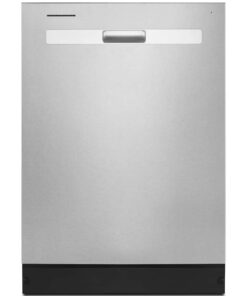 Whirlpool – 24 inch  Quiet Dishwasher with Boost Cycle and Pocket Handle .- Fingerprint Resistant – Stainless Steel