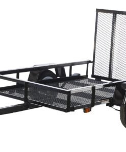 Carry-On Trailer 4-ft x 7-ft Steel Mesh Utility Trailer
