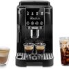 De’Longhi Magnifica Start Automatic Espresso Machine with Manual Milk Frother & Built in Grinder – 3 One-Touch Recipes, Easy-to-Clean, Home Barista Coffee Maker for Lattes, Cappuccino, Iced Coffee