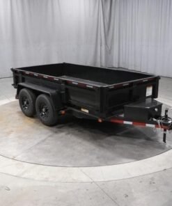 6×12 Dual Axle Dump Trailer 12K Heavy-Duty Capacity