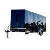 Small Black Enclosed Trailer