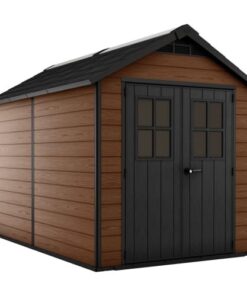 Keter Newton 7 x 11ft Double Door Outdoor Apex Plastic Garden Shed