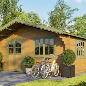 Tuinhuisje Houten schuur Blokhut 5x4m 35mm