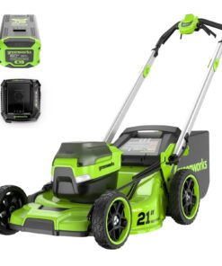 Greenworks 60V 21″ Self Propelled Lawn Mower with (1) 8.0 Ah Battery & Rapid Charger 2546402