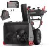 Kress KG471 60V 24-Inch 2-Stage Cordless Snow Thrower Kit (4×5Ah Batteries & Charger)