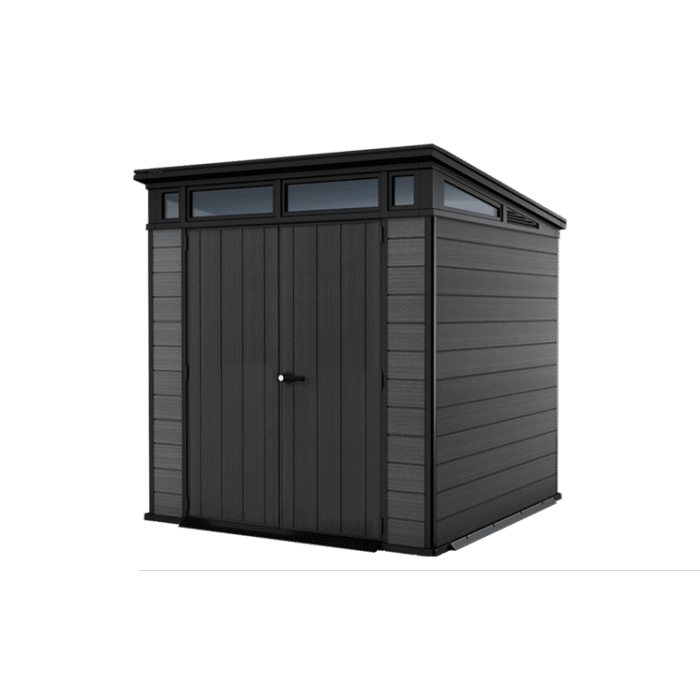 7x 7 Cortina Heavy Duty Plastic Pent Shed