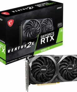 MSI NVIDIA GeForce RTX 3060 Ti Graphic Card – 8 GB GDDR6 – 1.70 GHz Boost Clock – 256 bit Bus Width – PCI Express 4.0 – DisplayPort – HDMI
