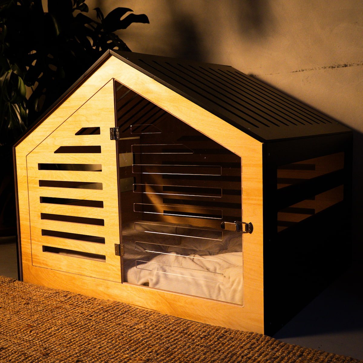 Luxury Dog House ‘Estate Black’