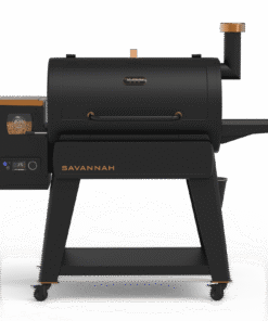 Pit Boss Pellet Smoker, Savannah 1500 Square Inch Wood Fired Pellet Grill, Onyx Series