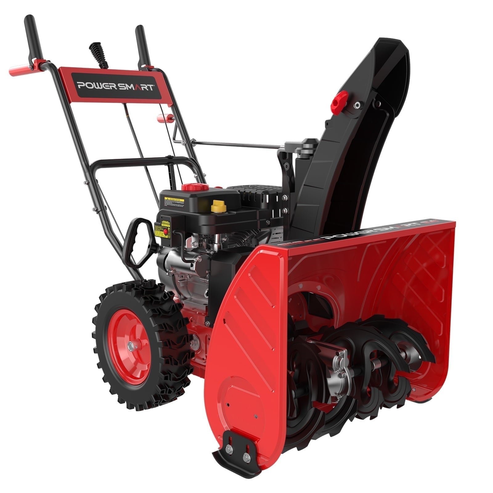 PowerSmart Brand New Self-Propelled Gas Snow Blower, 212cc 24 in. Two-Stage with 120V Electric Start